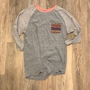 On The Bay 3/4 sleeve tee (Pacsun).